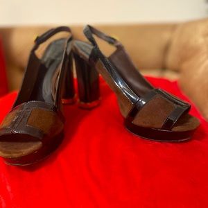 Suede Tory Burch Platforms!